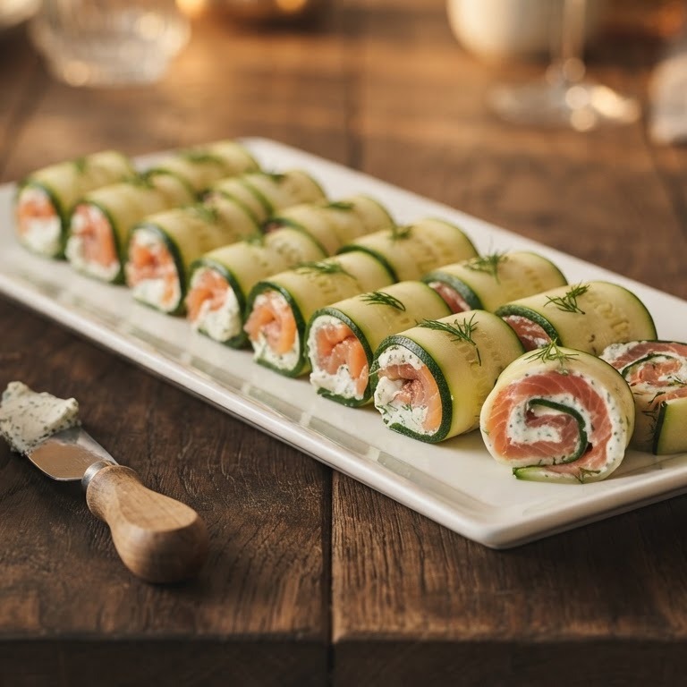 zalmrolletjes recept