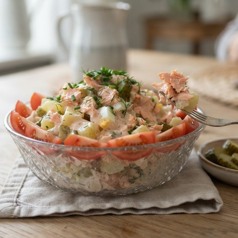Zalmsalade recept