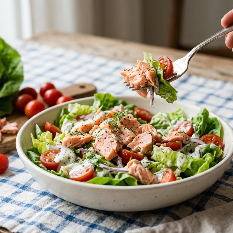 Zalmsalade recept