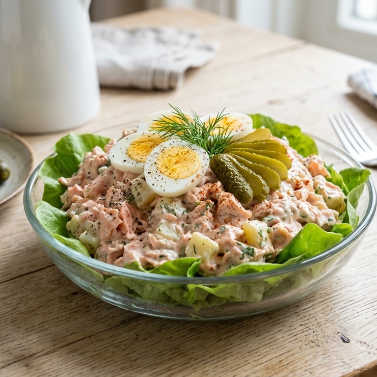 Zalmsalade recept