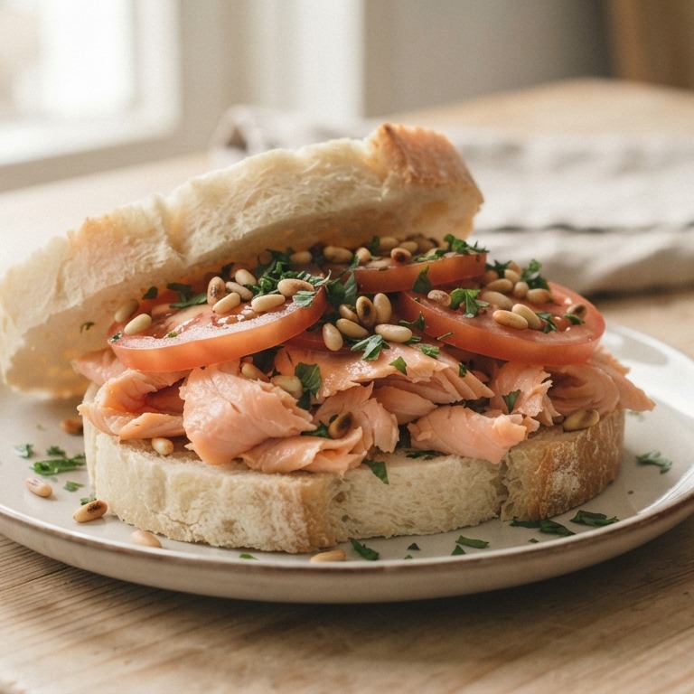 Zalmsandwich recept