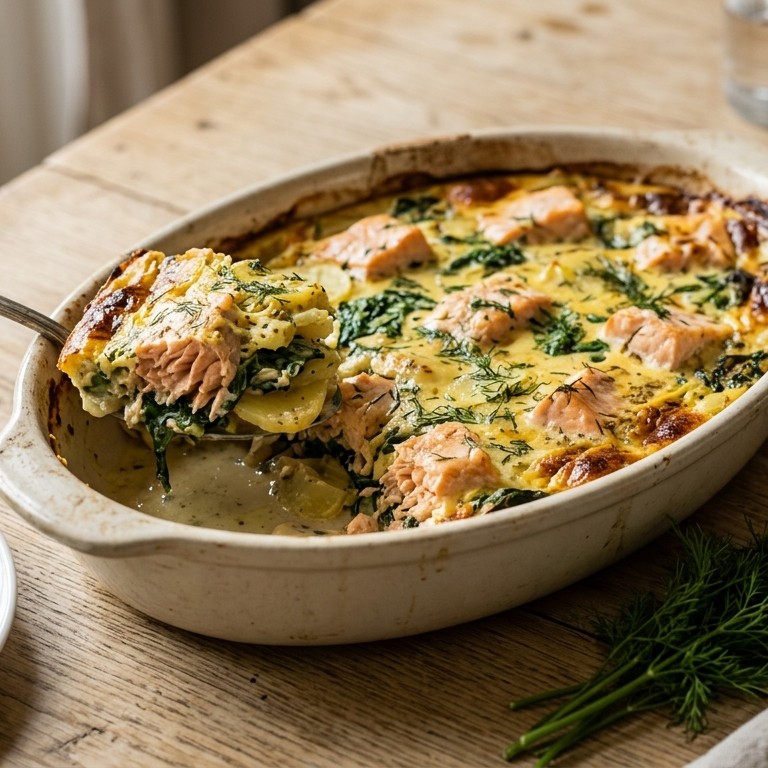Zalmschotel recept