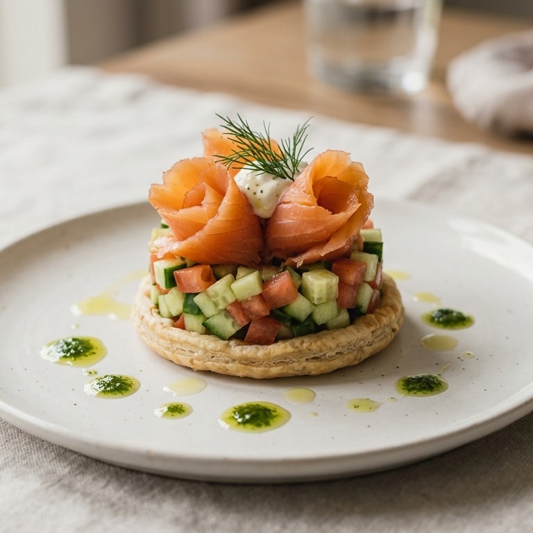 Zalmtaartje recept