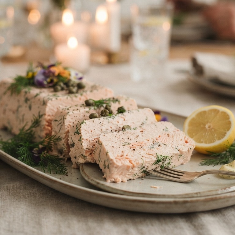 Zalmterrine recept