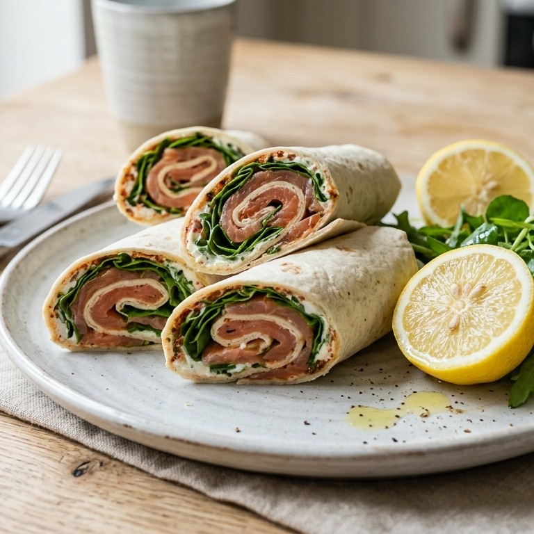 Zalmwraps recept