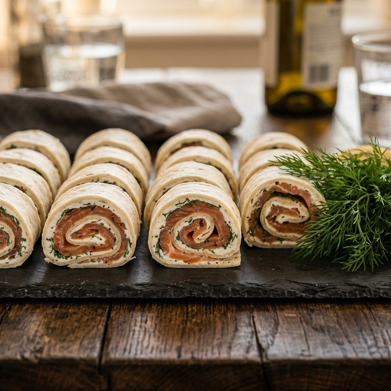 Zalmwraps recept