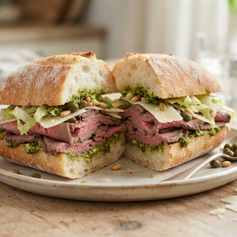 Zaterdags rosbeef broodje recept