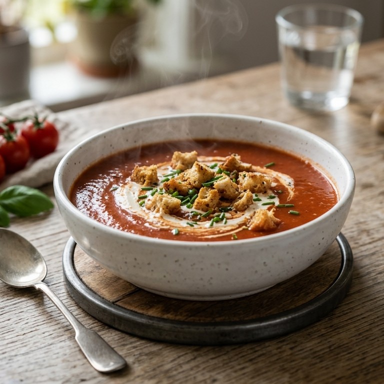 Zelfgemaakte tomatensoep recept