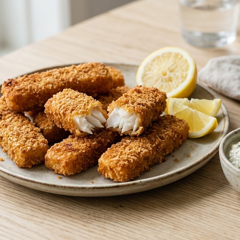 Zelfgemaakte vissticks recept