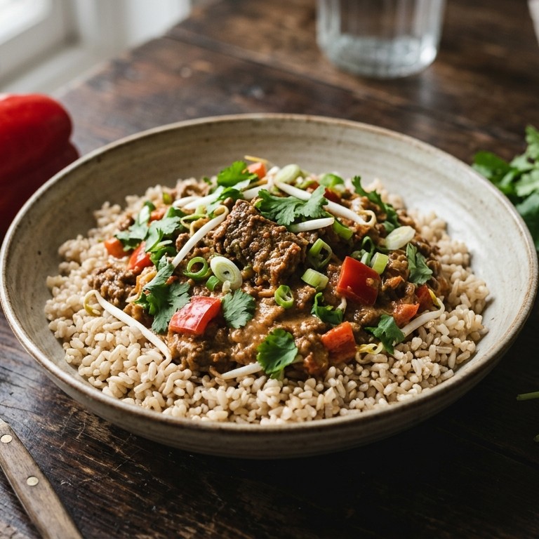 Zilvervliesrijst a la Nepal met een Italiaanse invloed recept
