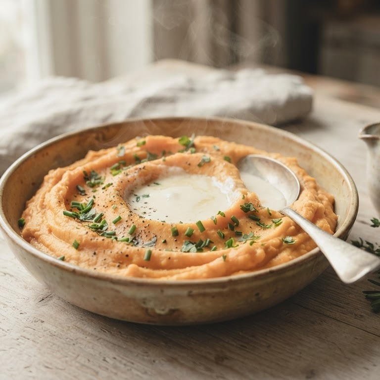 Zoete aardappelpuree recept
