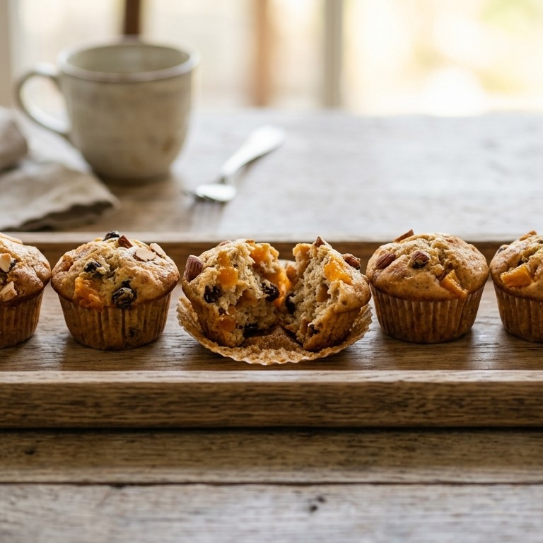 Zoete minimuffins met abrikozen recept