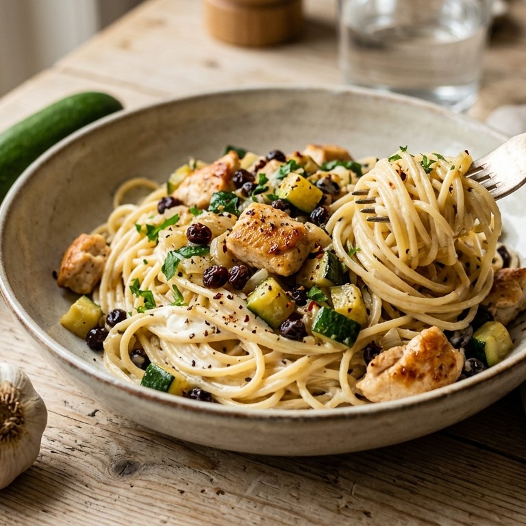 Zoete pasta recept