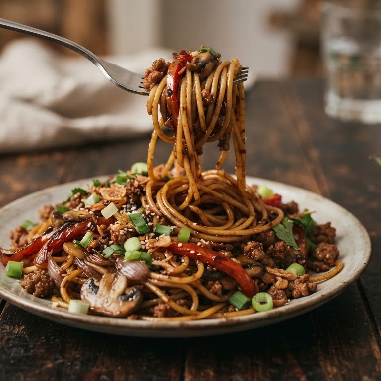 Zoete spaghetti recept
