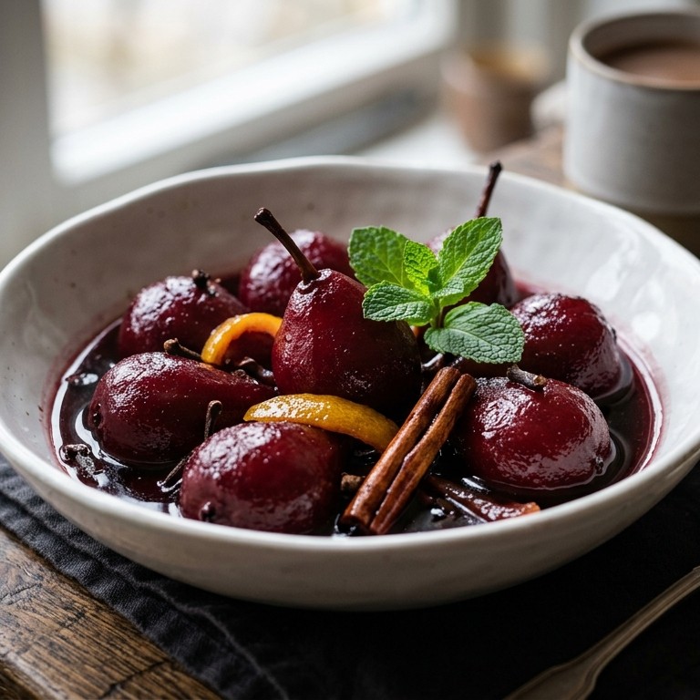 Zoete stoofpeertjes recept