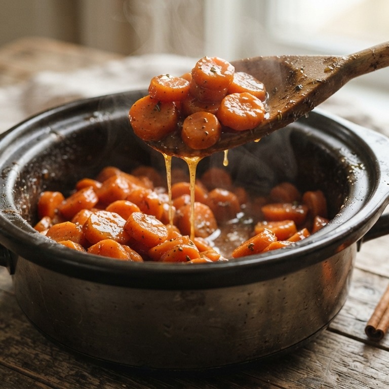 Zoete worteltjes uit de slow cooker recept