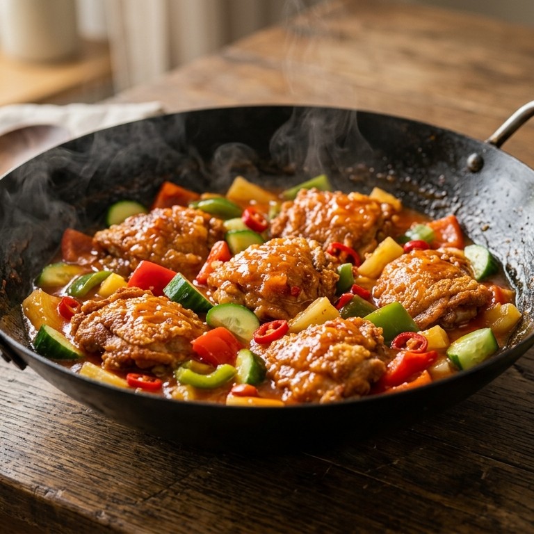Zoetzure kip recept