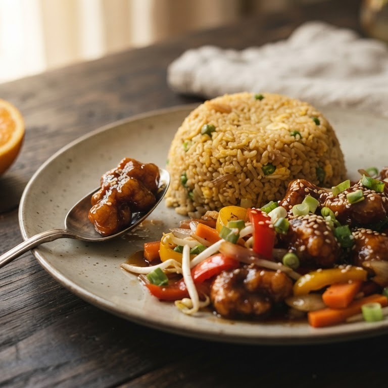 Zoetzure kipfilet of drumsticks  met nasi recept