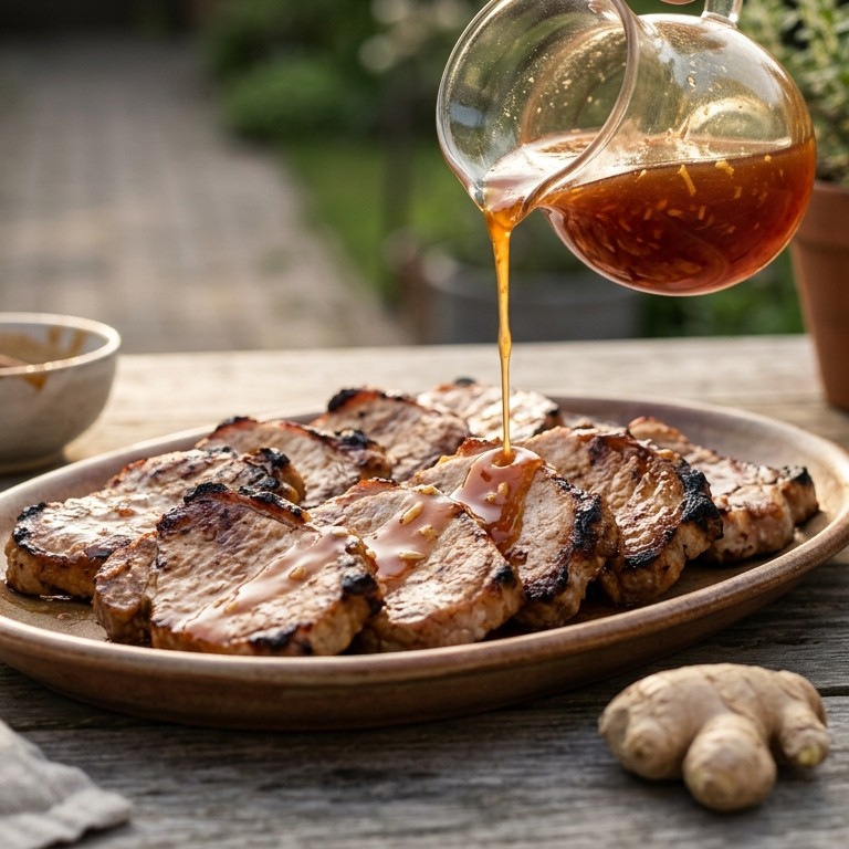 Zoetzure saus voor de barbecue recept