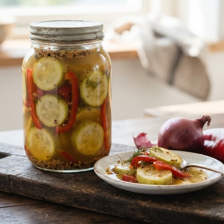 Zoetzuur van courgettes recept