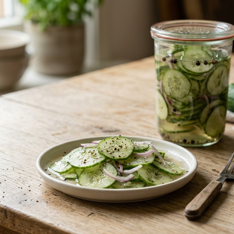 Zoetzuur van komkommer recept