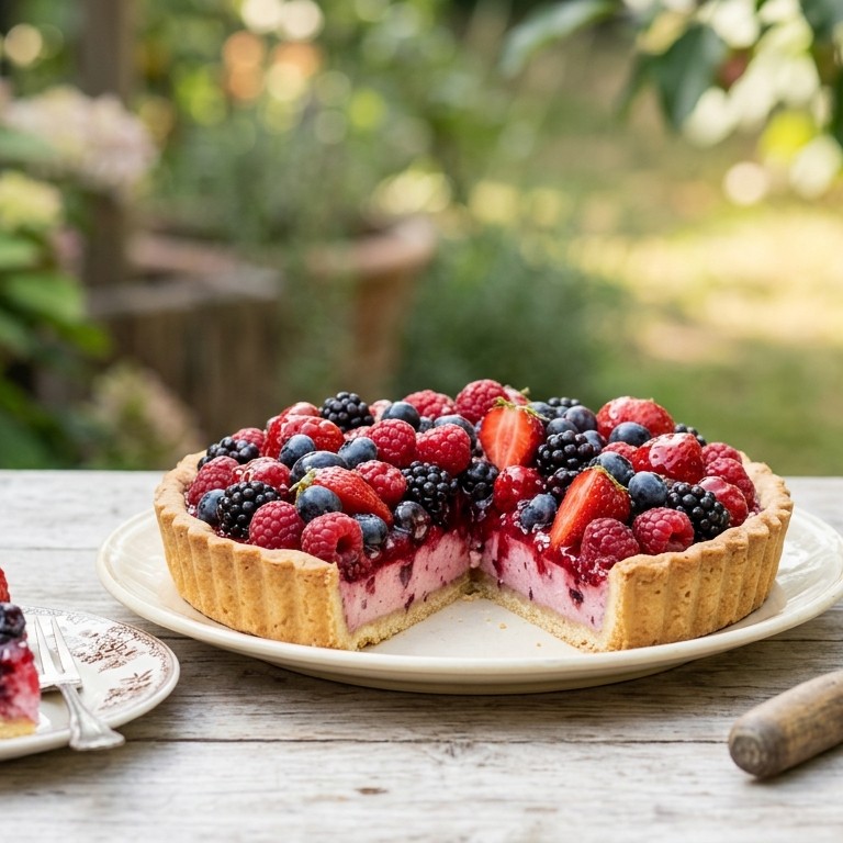 ZomerBosvruchtentaart recept