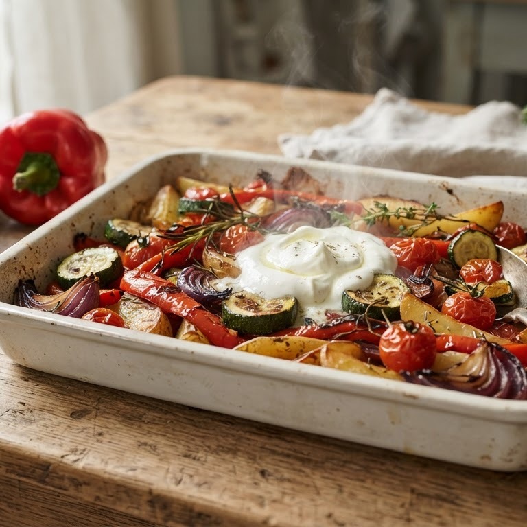 Zomergroenten uit de oven recept