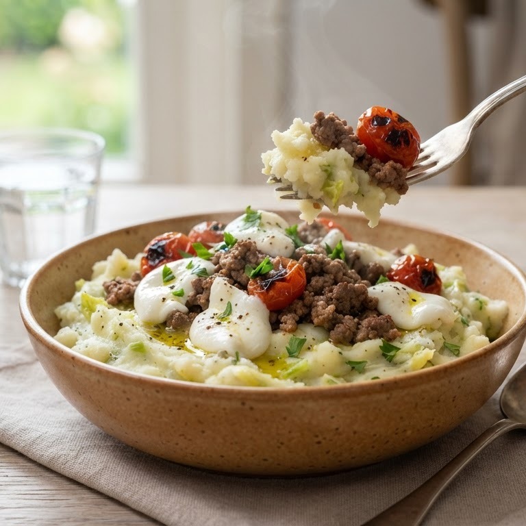 Zomerse andijviestamppot recept