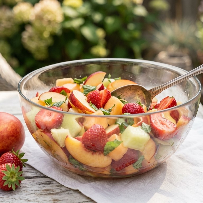 Zomerse fruitsalade recept