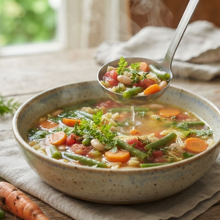 Zomerse groentesoep recept