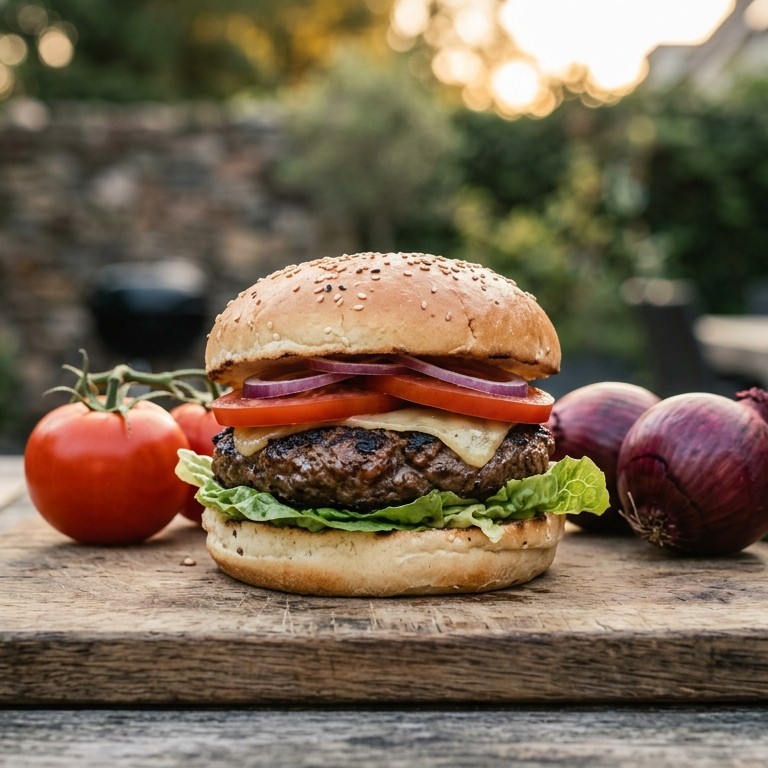 Zomerse hamburger recept