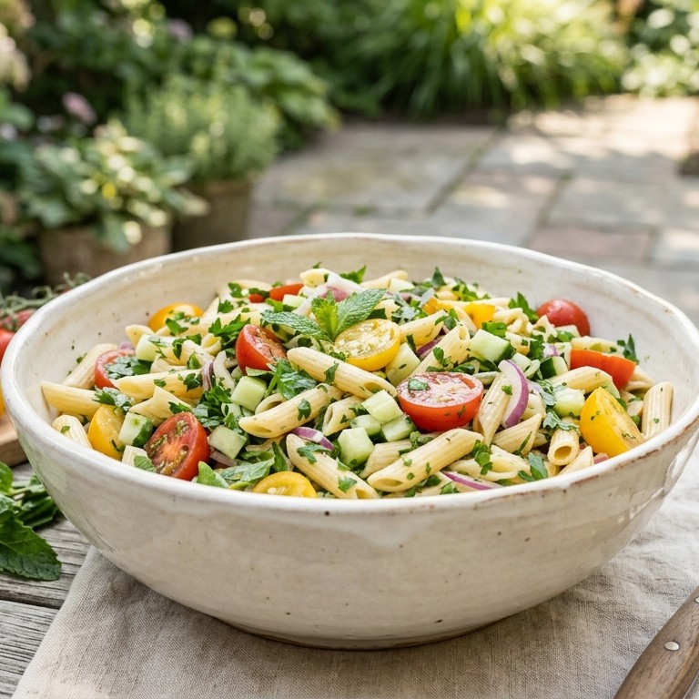 Zomerse pastasalade recept