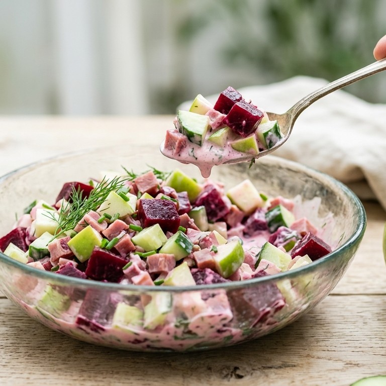 Zomerse rode bieten salade recept