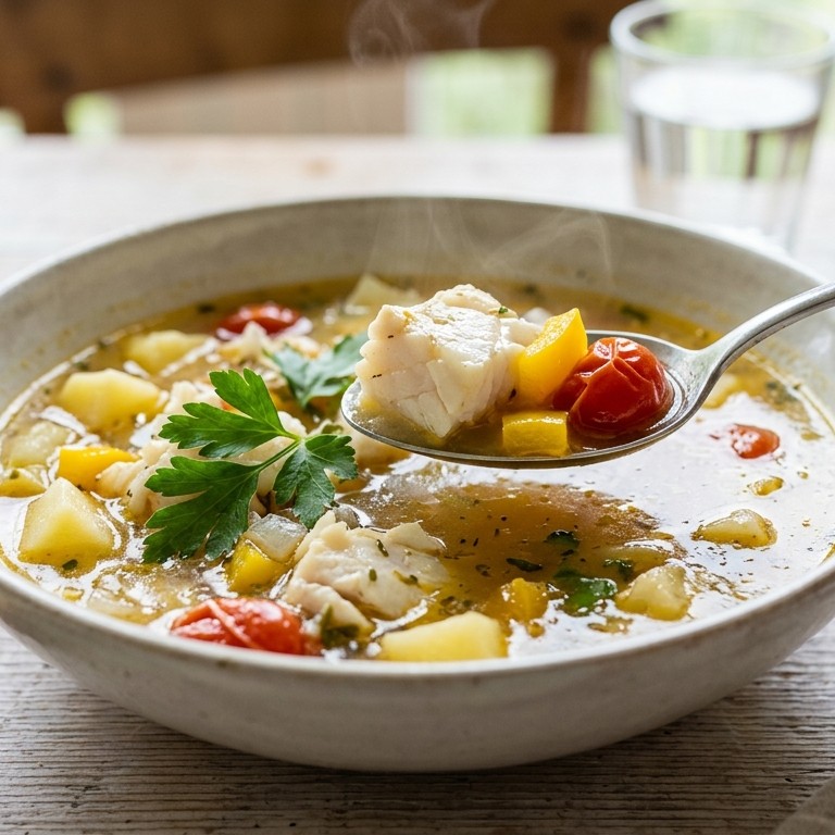 Zomervissoep recept