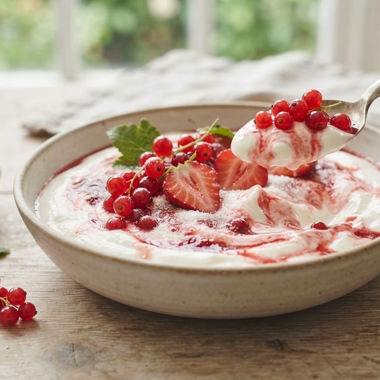 Zomeryoghurt recept