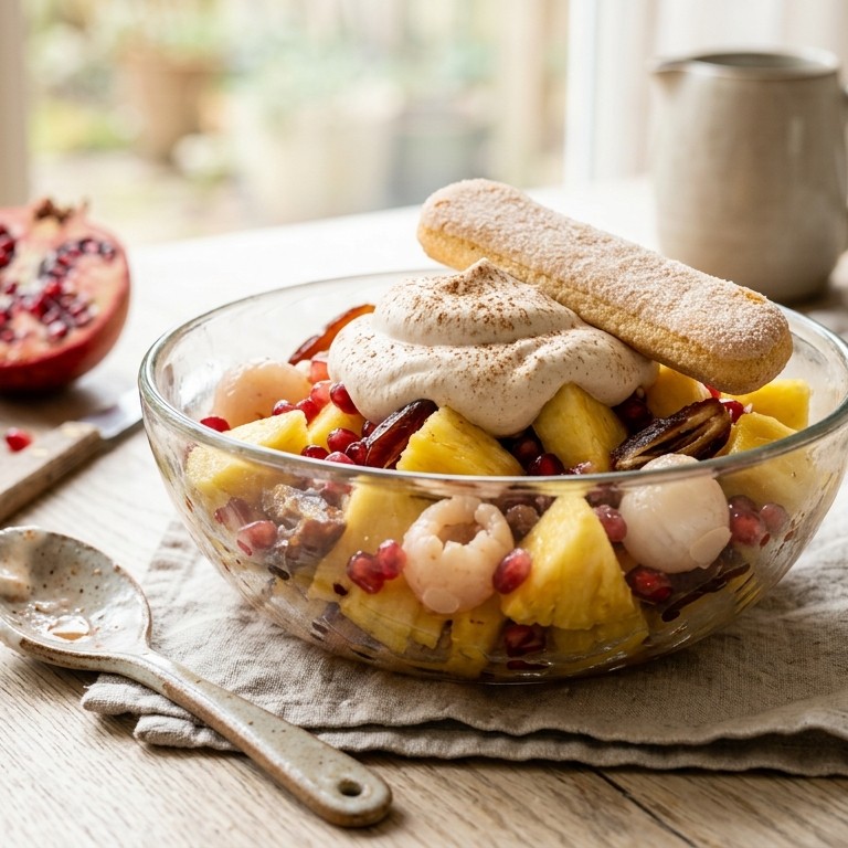 Zonnige fruitsalade recept