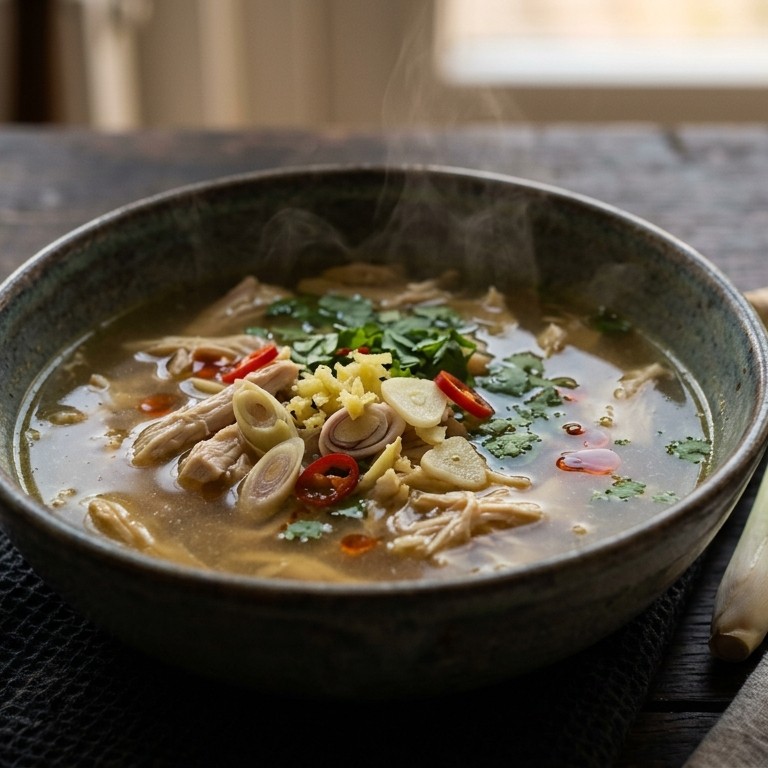 Zure kippensoep recept