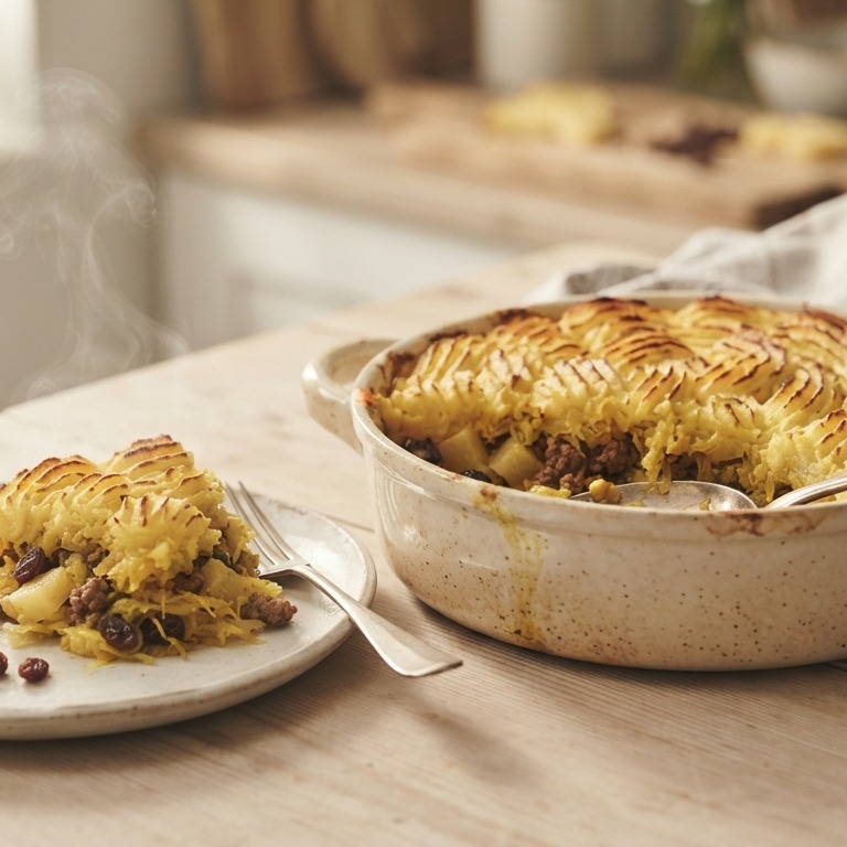 Zuurkool, kerrie  & ananasschotel recept