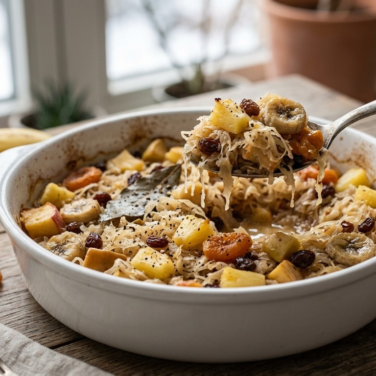 Zuurkool met  vruchten recept