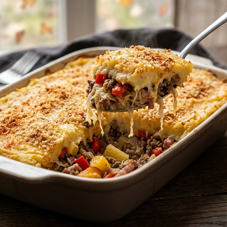 Zuurkoolovenschotel recept