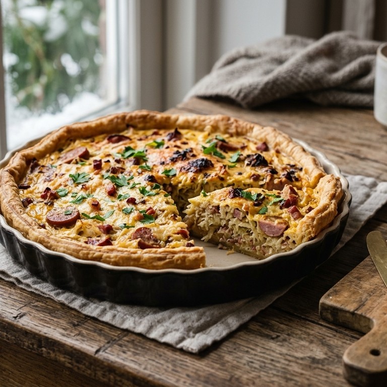 Zuurkoolquiche recept