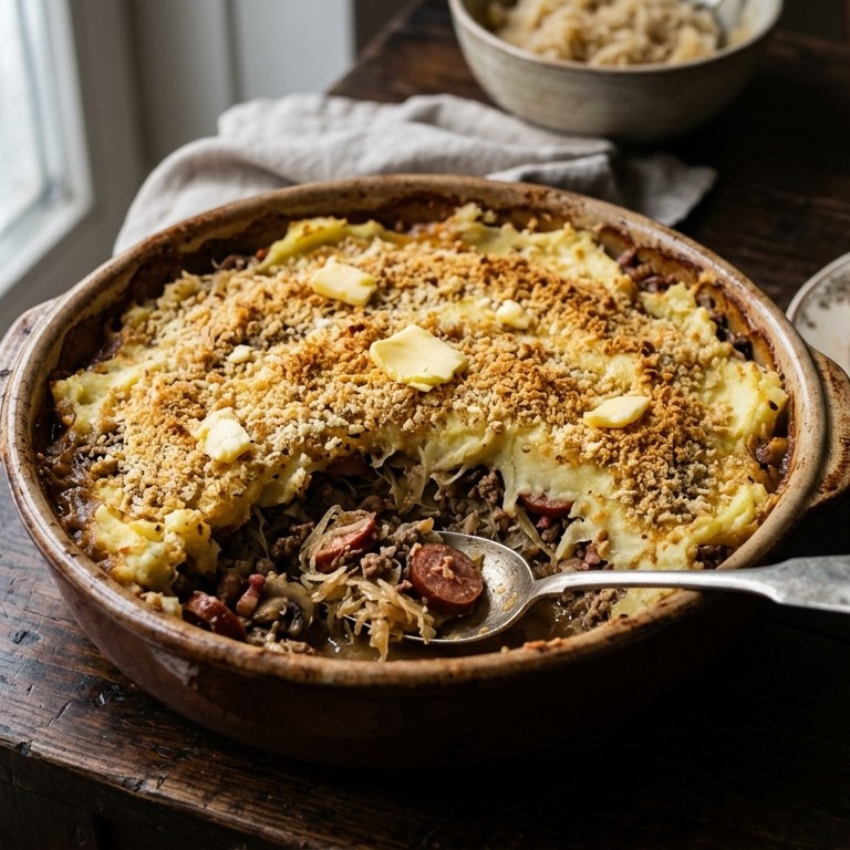 Zuurkoolschotel à la  Nathalie recept