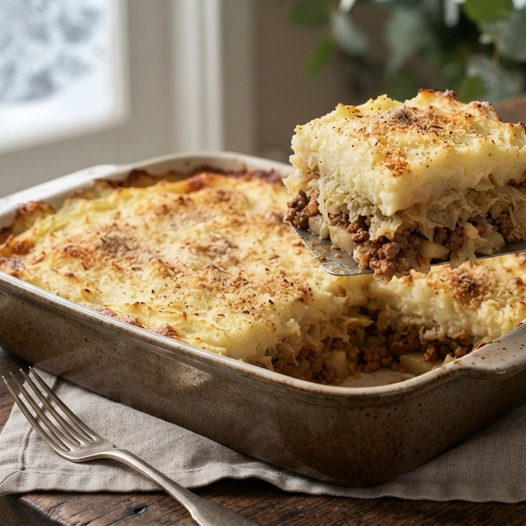 Zuurkoolschotel met gehakt recept