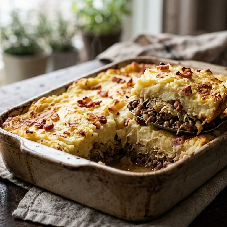 Zuurkoolschotel van mijn moeder recept