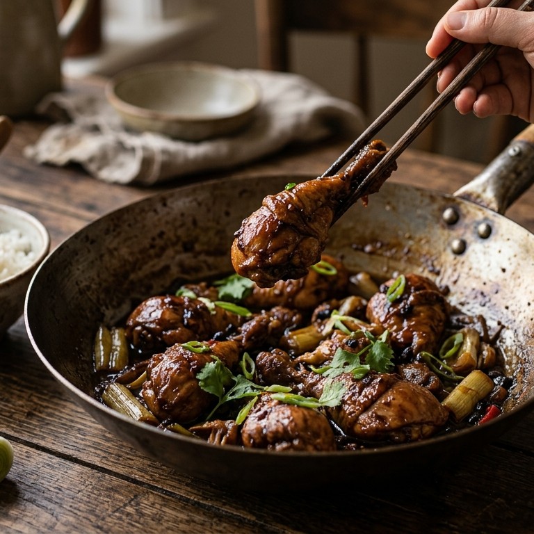 Zwarte boontjes kip recept