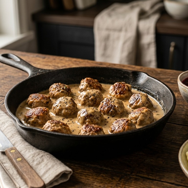 Zweedse gehaktballetjes recept