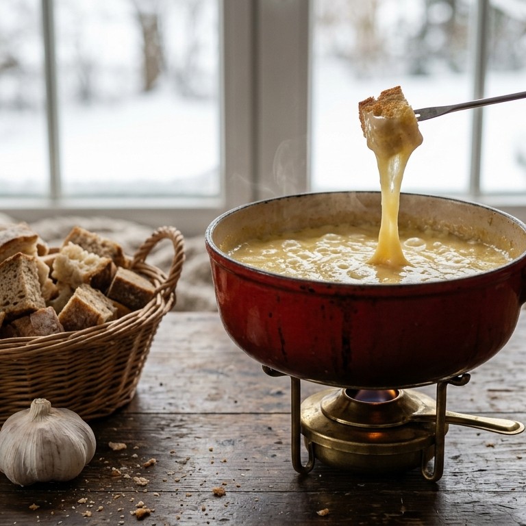 Zwitserse kaasfondue recept