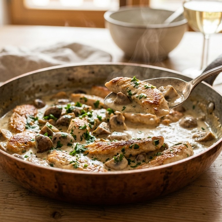 Zwitserse kipreepjes recept