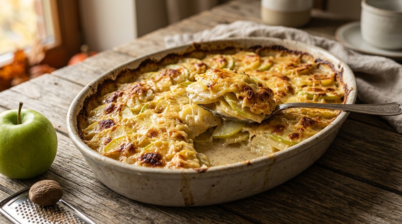Aardappel-appelgratin