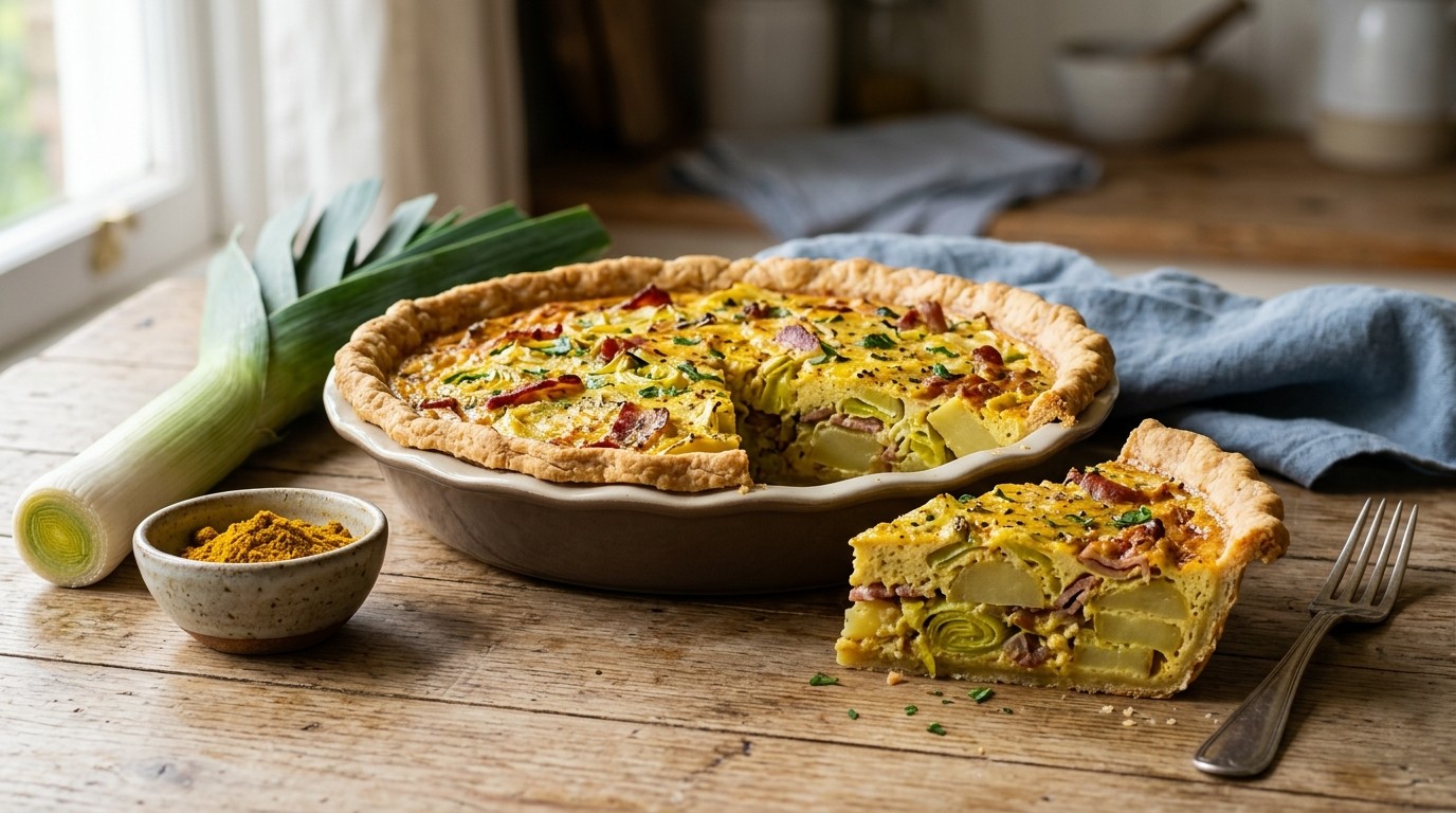 Aardappel curryquiche